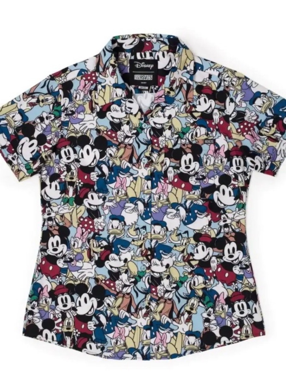 Disney 100 x RSVLTS "The Gang's All Here" Button-Up Shirt